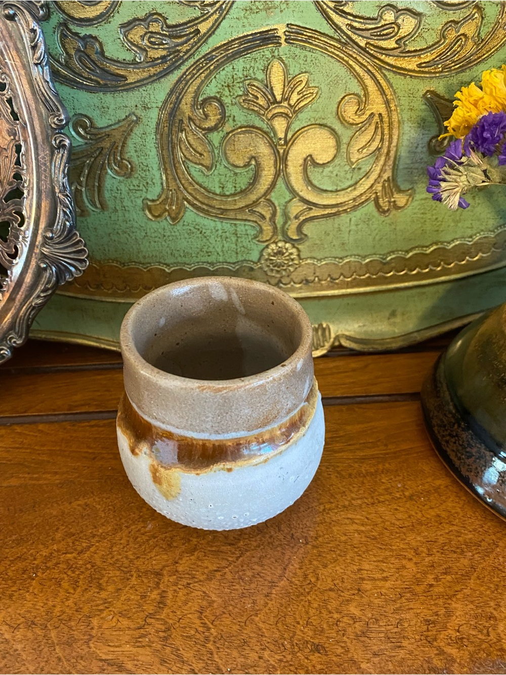1970s Vintage Laurentian Pottery "Tundra" Creamer and Sugar Bowl - Picture 9 of 14